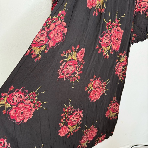 Free People Wild Laurel Maxi Dress Long Sleeves Sz XS Loose fit - Picture 5 of 8